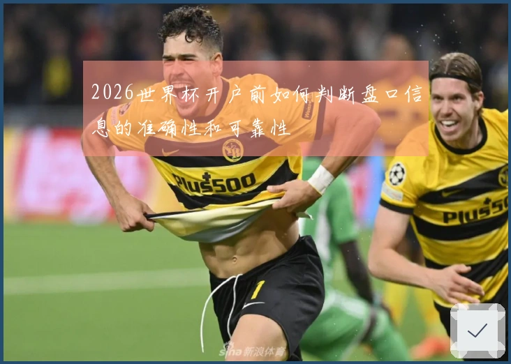 2026世界杯开户前如何判断盘口信息的准确性和可靠性