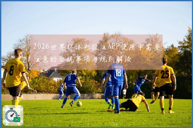 2026世界杯体彩投注APP使用中需要注意的合规事项与规则解读